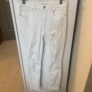 PacSun Distressed Mid-Rise Skinniest Ankle Jeans